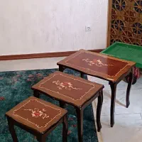 میز عسلی معرق کم جا