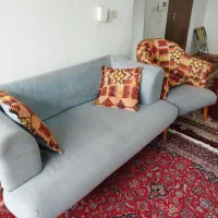 مبل راحتی 7 نفره دست دوم|مبلمان خانگی و میز عسلی|آستانه اشرفیه, |دیوار