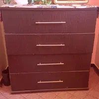 دراور چهار کشو جنس ام دی اف دارای ریلهای سالم