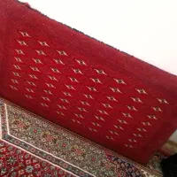 یک جفت پشتی ترکمنی آق قلا دست بافت