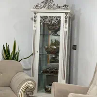 بوفه سفید در حد نو و میز تیوی در حد نو|بوفه، ویترین، کنسول|میاندوآب, |دیوار