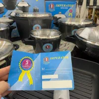 سرویس قابلمه چدن ۲۱پارچه اکبند امپراطور فرانسه|ظروف پختوپز|رباطکریم, رباطکریم|دیوار