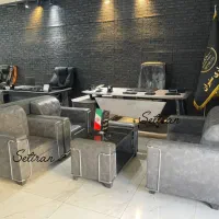 مبلمان اداری مشکی رگه|دفتر کار|کرج, کارخانه قند|دیوار