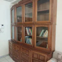 کتابخانه  بوفه   چوب راش سفارشی|کتابخانه، شلف، قفسه‌های دیواری|تهران, شهران جنوبی|دیوار