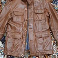 کاپشن چرم برند نوین چرم|لباس|فشاپویه, |دیوار