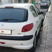 پژو ۲۰۶ سفید تیپ۳ مدل۹۸|خودرو سواری و وانت|کرج, حصارک پایین|دیوار