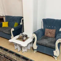 مبل راحتی و میز نهارخورب|مبلمان خانگی و میز عسلی|رشت, لاکانی|دیوار
