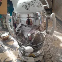 سماور سبحان قوری چینی ...نو