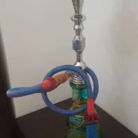 قلیان تنه برنجی استیل رضاترک قهوه خونه ایی|کلکسیون و سرگرمی|فردیس, قریشی|دیوار