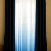 پرده تمام قد سه لایه