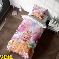 پرده پانچ تصویری عروسکی لبوبو/کارتون کودک|پرده، رانر، رومیزی|اصفهان, اشکاوند|دیوار