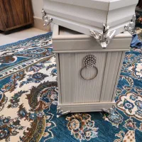 ست سطل اشغال و جا دستمال کاغذی نو