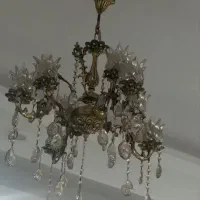 لوستر ده شاخه دو جفت برنج ده میلیون