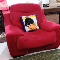 نیم ست مبل راحتی مخمل ترک + راکی چیر|مبلمان خانگی و میز عسلی|جم, |دیوار