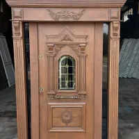 درب لابی تحویل فوری ضد سرقت چوبی در زد لابی ضدسرقت|مصالح و تجهیزات ساختمان|کرج, خرمدشت|دیوار