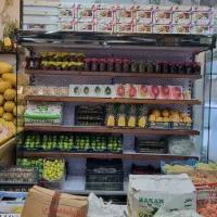 لوازم میوه فروشی با یخچال پرده هوا