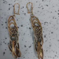 گوشواره و النگو طلا  نو با ۳درصد