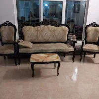 مبل ومیز نهار خوری استیل وراحتی ومیز جلو مبلی|مبلمان خانگی و میز عسلی|دلیجان, |دیوار