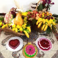 میوه آرایی سبدمیوه یلدا/حکاکی کدو،هندوانه/گیفت/ژله|خوردنی و آشامیدنی|قم, کلهری|دیوار