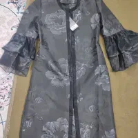 مانتو ژاکارد مجلسی سایز ۴۰ نو