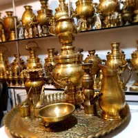تولیدی gfسماور f0 گازی برنجی برقی ذغالی زغالیb45|قوری، کتری، قهوه‌ساز دستی|اصفهان, دستگرده|دیوار