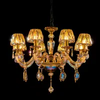 لوستر تمام کریستال وارداتی کد20344