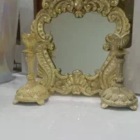 اینه وشمعدان با جا قرآنی جنس پلاستیک محکم