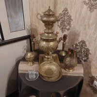 سماور برنجی ۴ لیتری