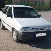 پراید سفید مدل ۱۳۸۶ بی رنگ