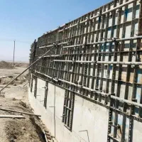 قالبندی سقف آرموتور بندی بتن ریزی خلاطه بتن آماده