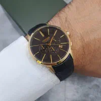 سیتیزن مردانه بندچرم سه موتور فعال میوتا ژاپن