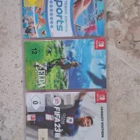 دستگاه نینتندو سوییچ  همراه بازی و کلی لوازم جانبی|کنسول، بازی ویدئویی و آنلاین|تهران, سازمان برنامه شمالی|دیوار