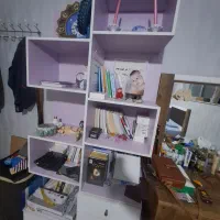 کتاب. خانه|کتابخانه، شلف، قفسههای دیواری|ساری, |دیوار