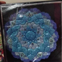 بشقاب های مسی میناکاری با جعبه|صنایع دستی و سایر لوازم تزئینی|تهران, فردوس|دیوار