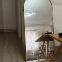 اینه ۸۰*۱۸۰کامل نو فریم گلد|آینه|شیراز, شهرک بزین|دیوار