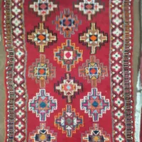 گلیم دست باف قالیچه دست باف و چنته قشقایی|گلیم، جاجیم، گبه|کازرون, |دیوار