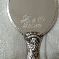 آینه تمام نقره 925 تایلندی یک کارتک وزیبا