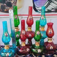 سماور زغالی و چراغ نفتی قابل استفاده