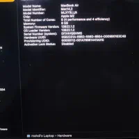 مک بوک ایر m2|رایانه همراه|اردبیل, |دیوار