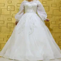 لباس عروس نونو تن نخورده خودم دوختم|لباس|قم, صدوق|دیوار