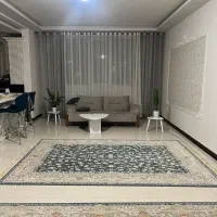 دوتخته فرش ۶ متری کاشان به همراه یک قالیچه