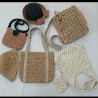 فروش عمده کیف و کلاه رافیا