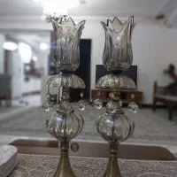 دو عدد لاله شامپاینی ارتفاع50سانت|لوستر و چراغ آویز|فردیس, شهرک ۱۱۰|دیوار