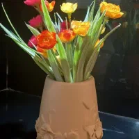 شمع فانتزی وسنگ مصنوعی