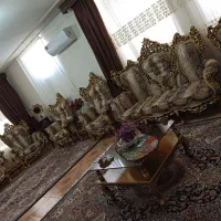 مبل سلطنتی چوب راش اصل با غذاخوری 6نفره