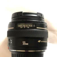 لنز دوربین لنز ۵۰فیکس با f1.4 کانن