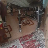 یک دست مبل ۷نفره بامیز نهارخوری|مبلمان خانگی و میز عسلی|زاهدان, |دیوار