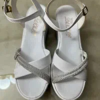 صندل مجلسی سفید|کیف، کفش، کمربند|قزوین, |دیوار