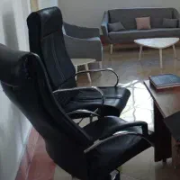 صندلی اداری دسته و جک فلزی