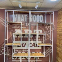 قفسه مهندسی ساز طرح جدید،رگال،دکوراسیون چوب فلز